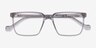 Duke Gray PlasticEyeglass Frames from EyeBuyDirect, Closed View
