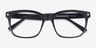 Eddie Black PlasticEyeglass Frames from EyeBuyDirect, Closed View