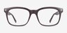 Eddie Brun PlastiqueMontures de lunettes de vue d'EyeBuyDirect, Vue de Face