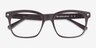 Eddie Brun PlastiqueMontures de lunettes de vue d'EyeBuyDirect, Vue Rapprochée
