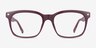 Eddie Burgundy PlasticEyeglass Frames from EyeBuyDirect, Front View