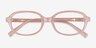 Elliot Pink Alternative MaterialsEyeglass Frames from EyeBuyDirect, Closed View
