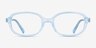 Elliot Bleu Matériaux biosourcésMontures de lunettes de vue d'EyeBuyDirect, Vue de Face