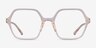 Emerson Clear Brown PlasticEyeglass Frames from EyeBuyDirect, Front View