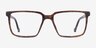 Duke Tortoise PlasticEyeglass Frames from EyeBuyDirect, Front View