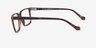 Duke Tortoise PlasticEyeglass Frames from EyeBuyDirect, Side View