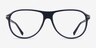 Falcon Bleu PlastiqueMontures de lunettes de vue d'EyeBuyDirect, Vue de Face