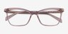 Farah Clear Brown PlasticEyeglass Frames from EyeBuyDirect, Closed View
