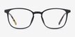 Eric Black PlasticEyeglass Frames from EyeBuyDirect, Front View