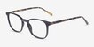 Eric Black PlasticEyeglass Frames from EyeBuyDirect, Angle View