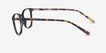 Eric Black PlasticEyeglass Frames from EyeBuyDirect, Side View