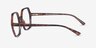 Emerson Tortoise PlasticEyeglass Frames from EyeBuyDirect, Side View