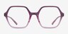 Emerson Purple PlasticEyeglass Frames from EyeBuyDirect, Front View