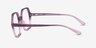 Emerson Purple PlasticEyeglass Frames from EyeBuyDirect, Side View