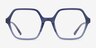 Emerson Gradient Blue PlastiqueMontures de lunettes de vue d'EyeBuyDirect, Vue de Face