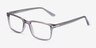 Ferguson Gray PlasticEyeglass Frames from EyeBuyDirect, Angle View