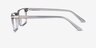 Ferguson Gray PlasticEyeglass Frames from EyeBuyDirect, Side View