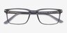 Ferguson Gray PlasticEyeglass Frames from EyeBuyDirect, Closed View