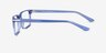 Ferguson Crystal Blue PlasticEyeglass Frames from EyeBuyDirect, Side View