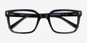 Franky Black PlasticEyeglass Frames from EyeBuyDirect, Closed View