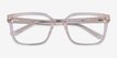 Franky Clear PlasticEyeglass Frames from EyeBuyDirect, Closed View