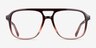 Gale Gradient Brown PlasticEyeglass Frames from EyeBuyDirect, Front View