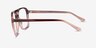 Gale Gradient Brown PlasticEyeglass Frames from EyeBuyDirect, Side View