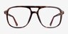 Gale Tortoise PlasticEyeglass Frames from EyeBuyDirect, Front View