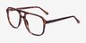 Gale Tortoise PlasticEyeglass Frames from EyeBuyDirect, Angle View