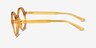 Gusto Yellow PlasticEyeglass Frames from EyeBuyDirect, Side View