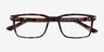 Ferguson Tortoise PlasticEyeglass Frames from EyeBuyDirect, Closed View
