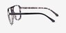 Gale Black PlasticEyeglass Frames from EyeBuyDirect, Side View
