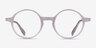 Juno Gray Alternative MaterialsEyeglass Frames from EyeBuyDirect, Front View