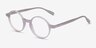 Juno Gray Alternative MaterialsEyeglass Frames from EyeBuyDirect, Angle View