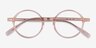 Juno Clear Brown Alternative MaterialsEyeglass Frames from EyeBuyDirect, Closed View