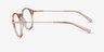 Hattie Brun MétalMontures de lunettes de vue d'EyeBuyDirect, Vue de Côté
