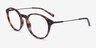 Hattie Écailles MétalMontures de lunettes de vue d'EyeBuyDirect, Vue d'Angle