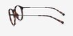 Hattie Tortoise MetalEyeglass Frames from EyeBuyDirect, Side View
