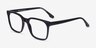 Lance Black Alternative MaterialsEyeglass Frames from EyeBuyDirect, Angle View