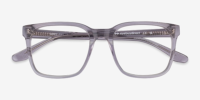 Lance Gray Alternative MaterialsEyeglass Frames from EyeBuyDirect, Closed View