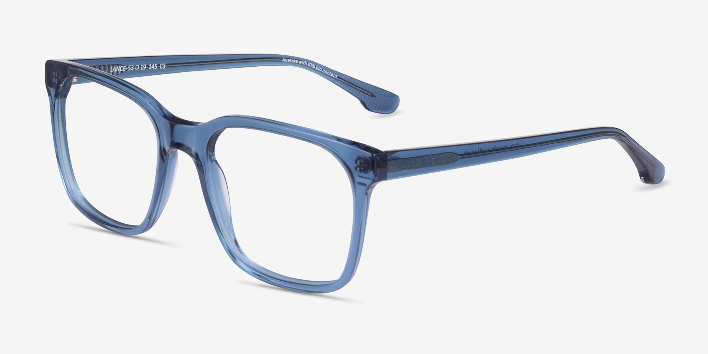 Lance Square Black Full Rim Eyeglasses | Eyebuydirect