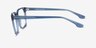 Lance Clear Blue Matériaux biosourcésMontures de lunettes de vue d'EyeBuyDirect, Vue de Côté