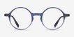 Juno Gradient Blue Alternative MaterialsEyeglass Frames from EyeBuyDirect, Front View