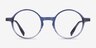 Juno Gradient Blue Alternative MaterialsEyeglass Frames from EyeBuyDirect, Front View