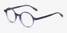 Juno Gradient Blue Alternative MaterialsEyeglass Frames from EyeBuyDirect, Angle View