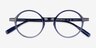 Juno Gradient Blue Alternative MaterialsEyeglass Frames from EyeBuyDirect, Closed View