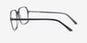 Logan Black AcetateEyeglass Frames from EyeBuyDirect, Side View