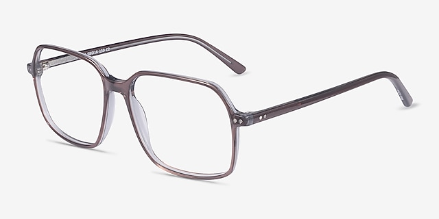 Logan Brown AcetateEyeglass Frames from EyeBuyDirect, Angle View