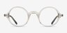 Neptune Clear Green AcetateEyeglass Frames from EyeBuyDirect, Front View
