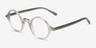 Neptune Clear Green AcetateEyeglass Frames from EyeBuyDirect, Angle View